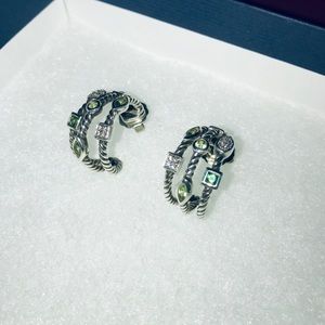 David Yurman Confetti Three Ring Earrings